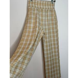 Asos x Collusion high waist plaid trousers size 6